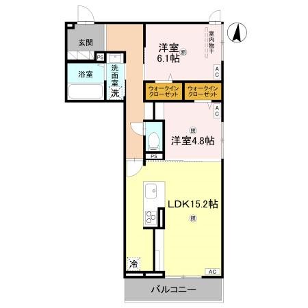 D-ROOM中小阪 間取り