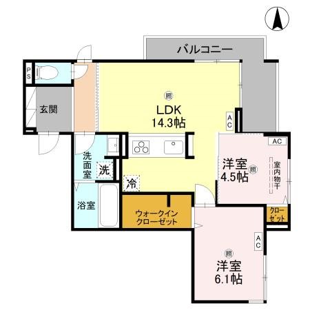 ウエスタンハイツ19 間取り