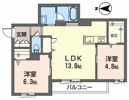 ル　ボヌール　ヤエ	 間取り