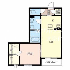 シャーメゾン新石切アネックス  間取り