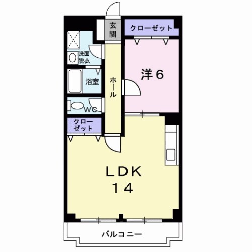 エスポワール　　　（刑部） 間取り