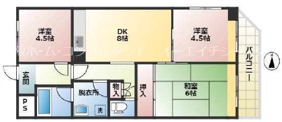 メゾンエスポワール　　（北本町） 間取り