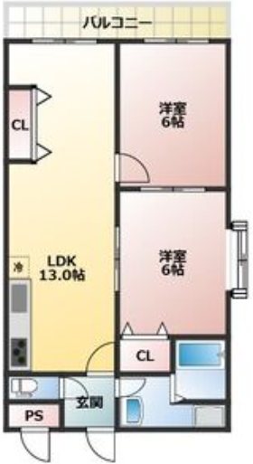 北本町プラザⅠ 間取り