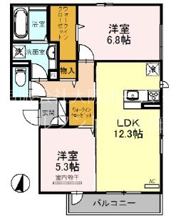 クリエ山本町南 間取り