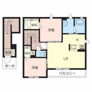 シャーメゾン稲田本町 間取り