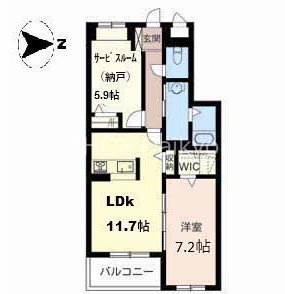シャーメゾン　リベルテ 間取り