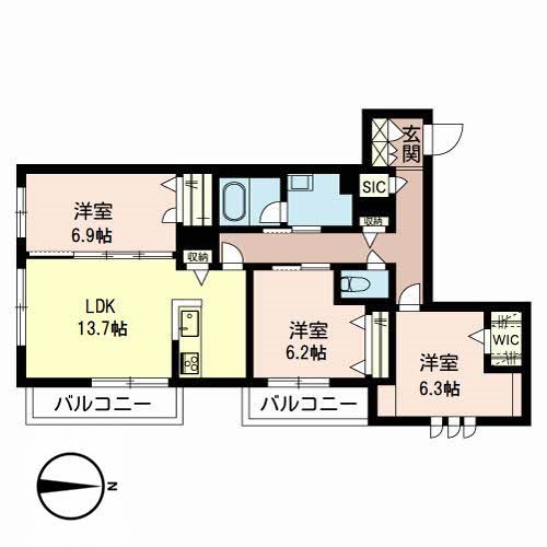 翠風邸 間取り
