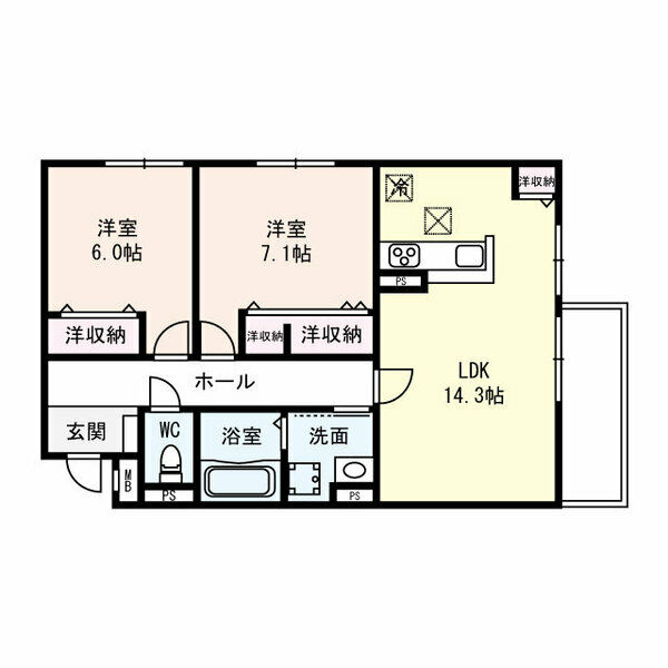 La Maison Blanche 間取り