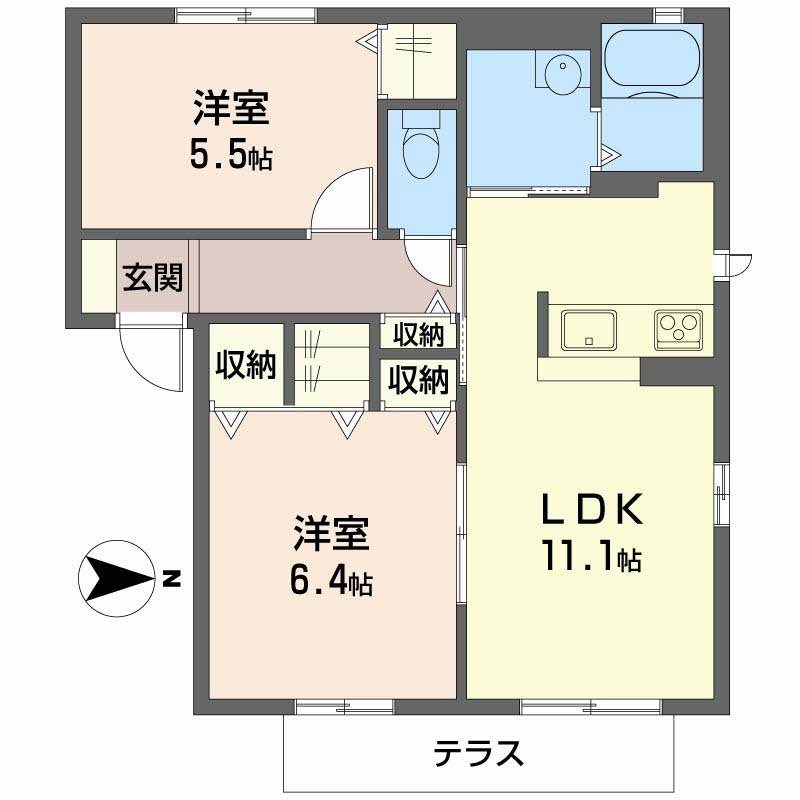 ハッピー　ヴァレー 間取り