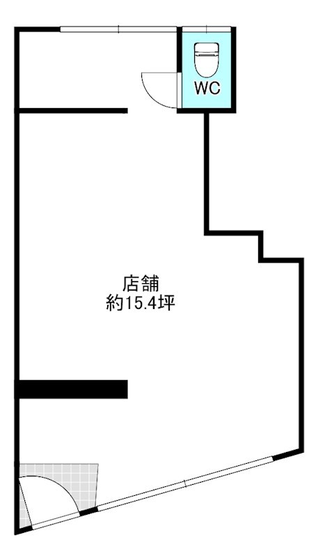 衣摺1丁目店舗 間取り