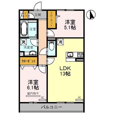 モンクレール青山 間取り