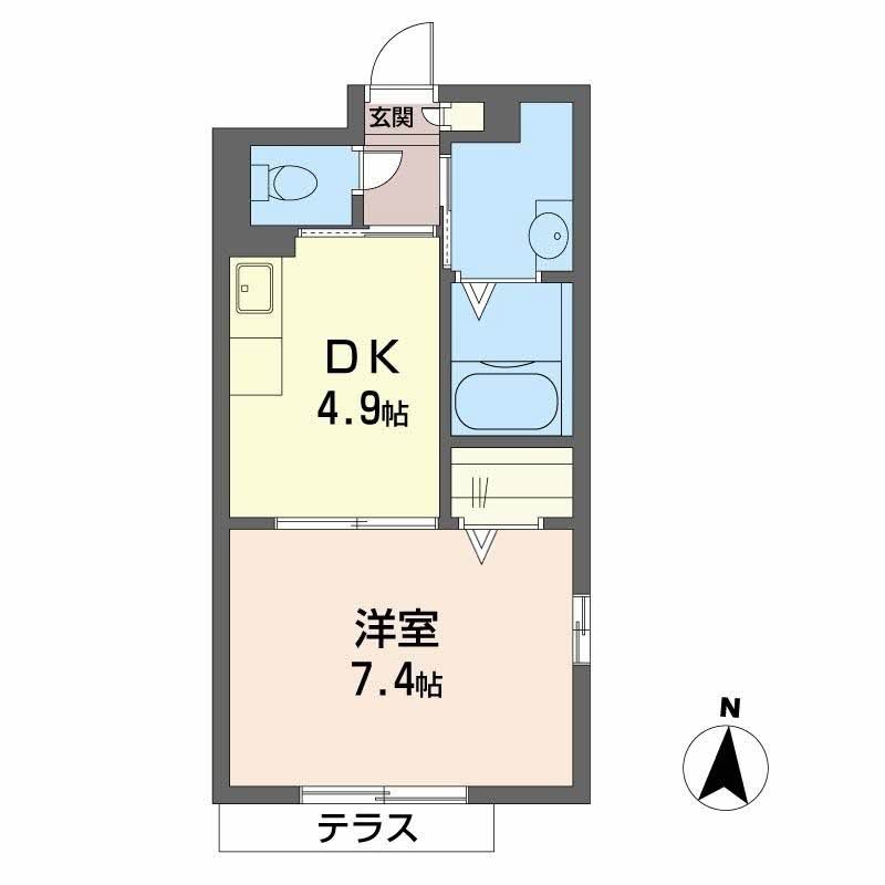 エバーグリーン若江岩田 間取り