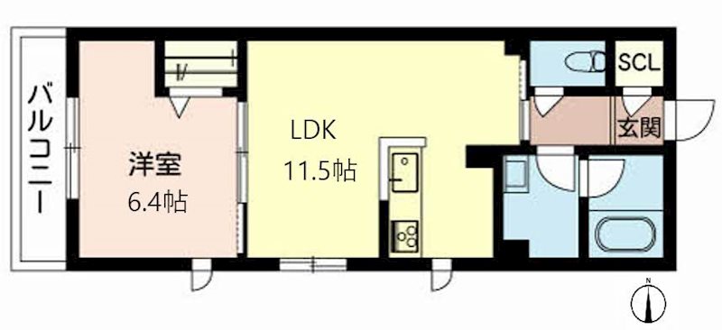 メゾン　パルクス 間取り
