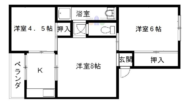 朝風マンション 間取り