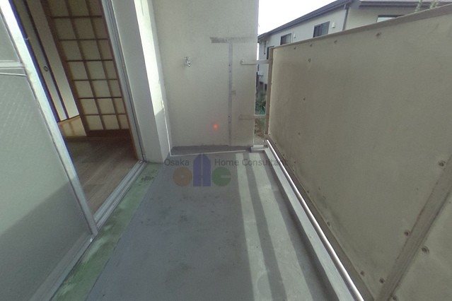 朝風マンション ベランダ