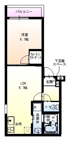 フジパレス弥刀駅東 間取り