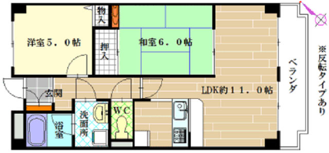 サニーコート浅井 間取り