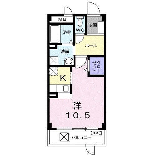 アドニスコート　パートⅢ 間取り