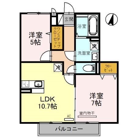セジュール稲田本町 間取り