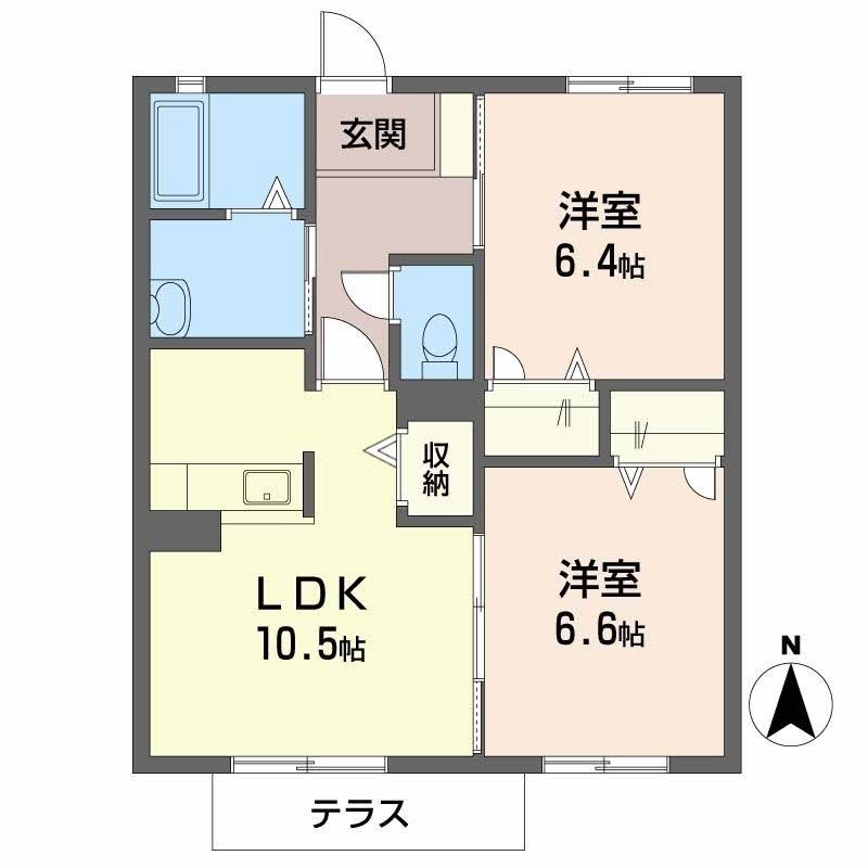 ＣＡＳＡ学園町  間取り