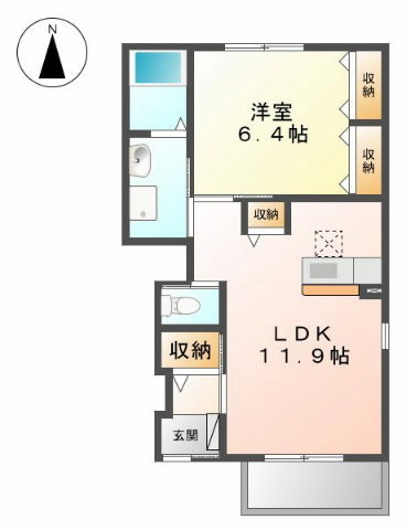 ソレイユ久宝寺 間取り