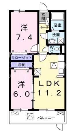 かきつばたⅡ 間取り