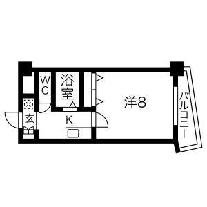 アベニューリップル小阪 間取り