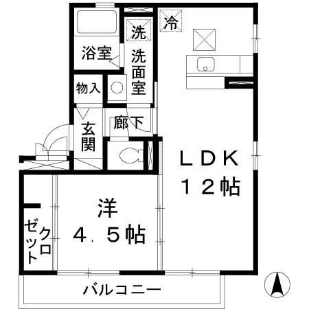 フローレンス宮町 間取り