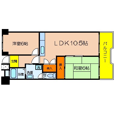 UR ポートアイランド 間取り図