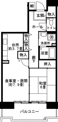 UR グリーンヒルズ東舞子 間取り図