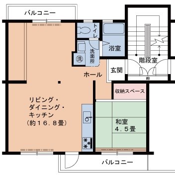 UR 落合 間取り図