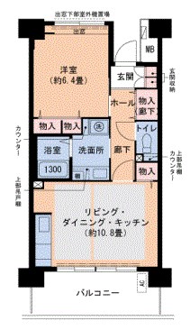 UR 浜甲子園なぎさ街 間取り図