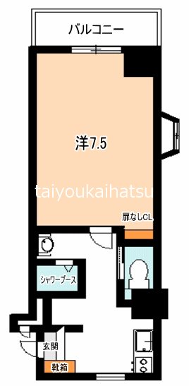 VILLA加治屋 405号室 間取り