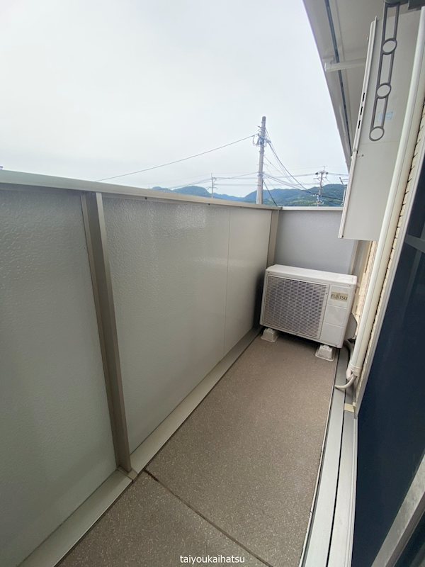 セジュールプルミエ A棟 ベランダ