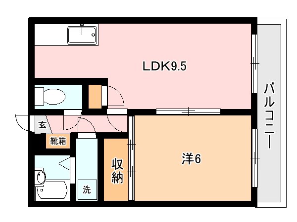 クール永吉 102号室 間取り