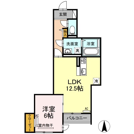 エルレープⅢ 間取り図