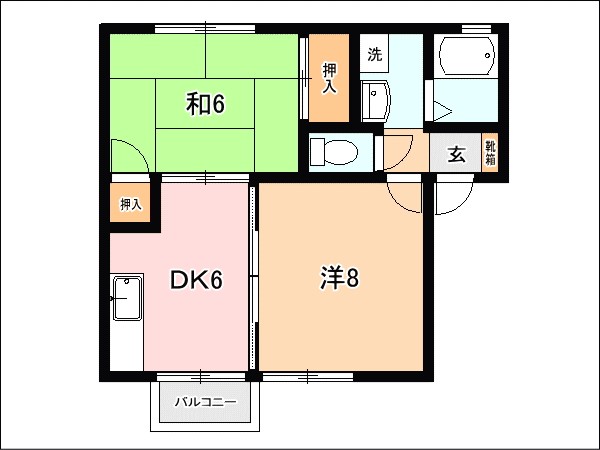 セジュールシャルマン 間取り図