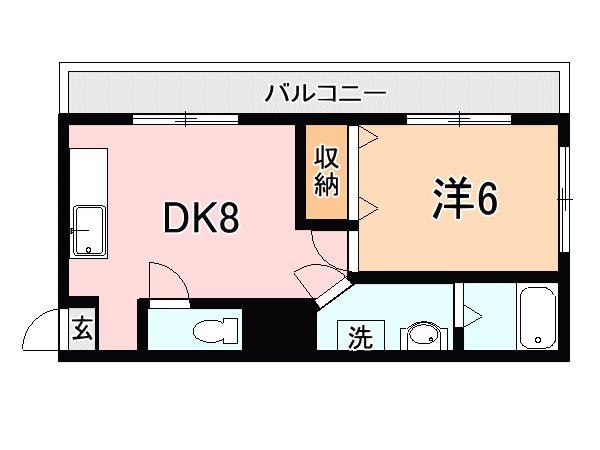 宇宿川平ビル 間取り図
