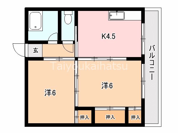 さえきビル 405号室 間取り