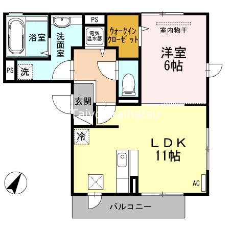 アヴニールマーガレット 間取り図