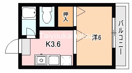 エクシード鴨池 303号室 間取り