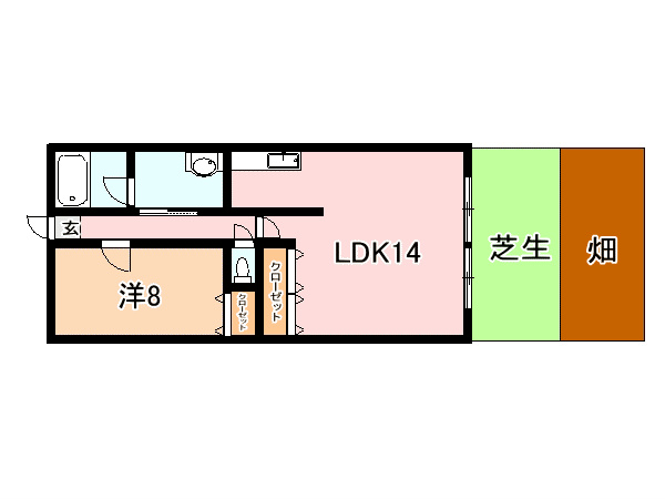 ガーデンハイツさくら 間取り図