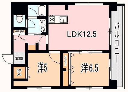 イリスパイラブライトエー 間取り図