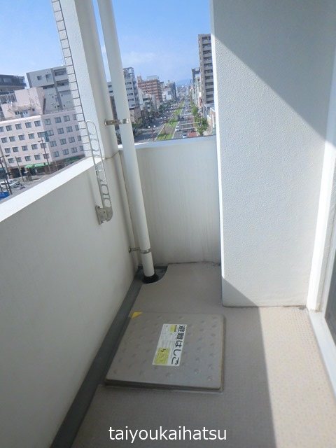 スカイビル ベランダ