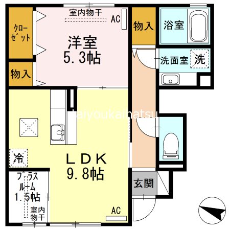 シャインR 間取り図