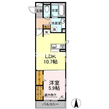 エルレープⅢ 間取り図