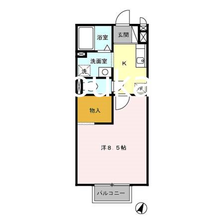 オリエントモナリエ 間取り図