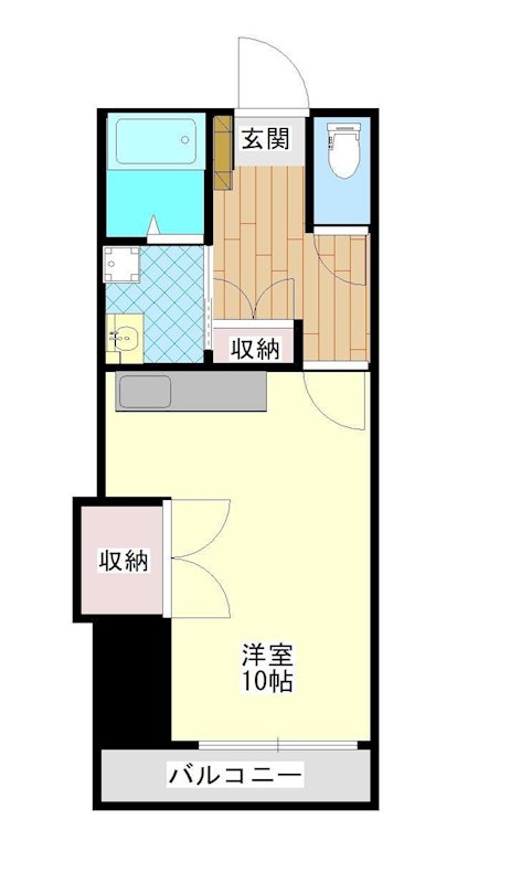 サンパティーク東郡元 703号室 間取り
