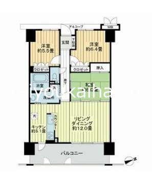 サーパス武町 間取り