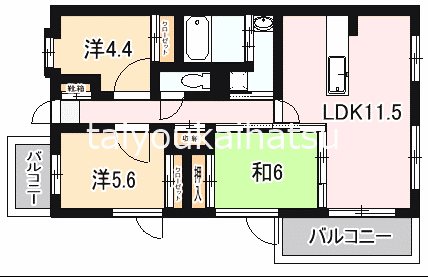 Casa Foresta Tenjin 間取り図